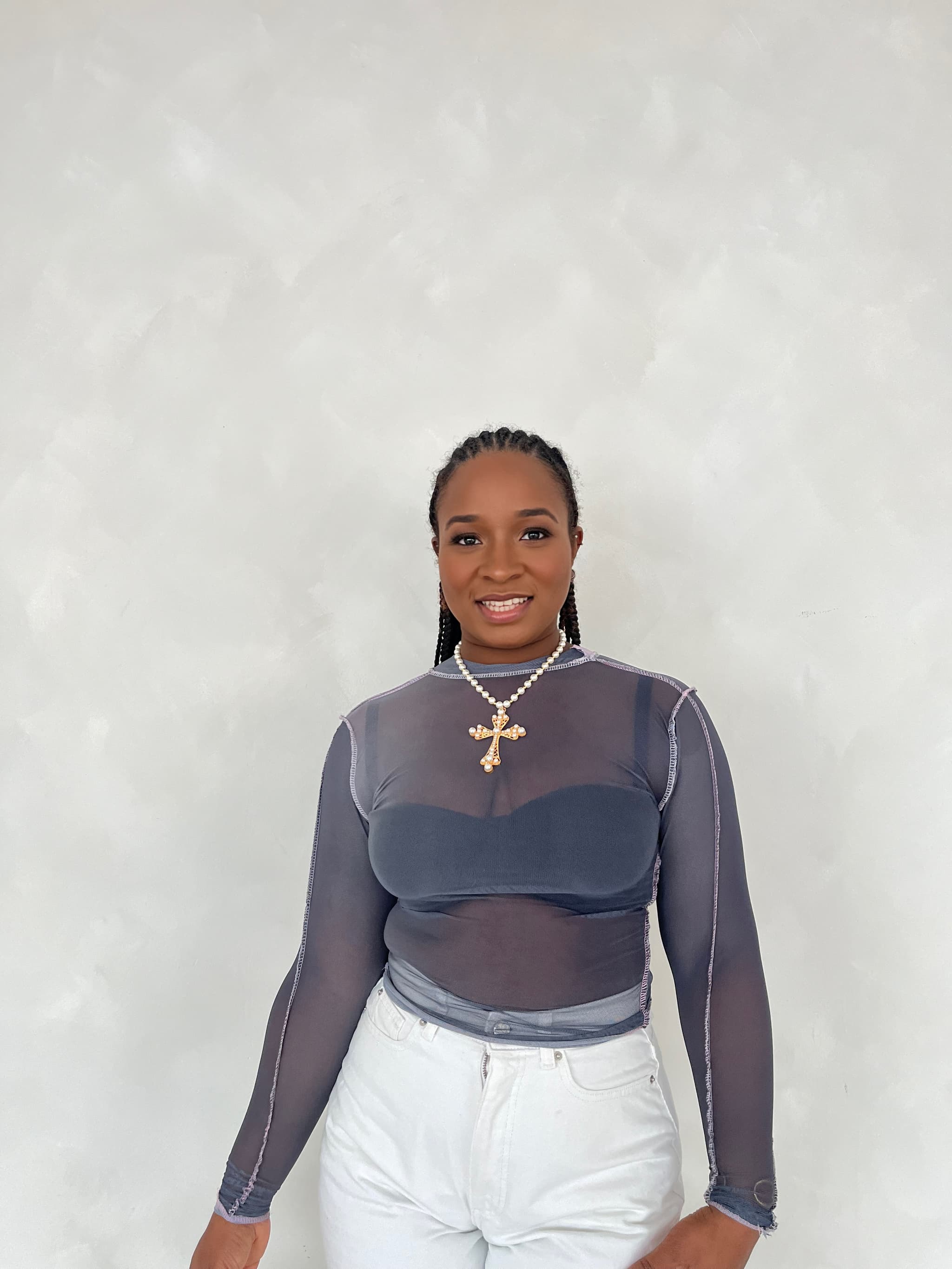 Louis Mesh Top