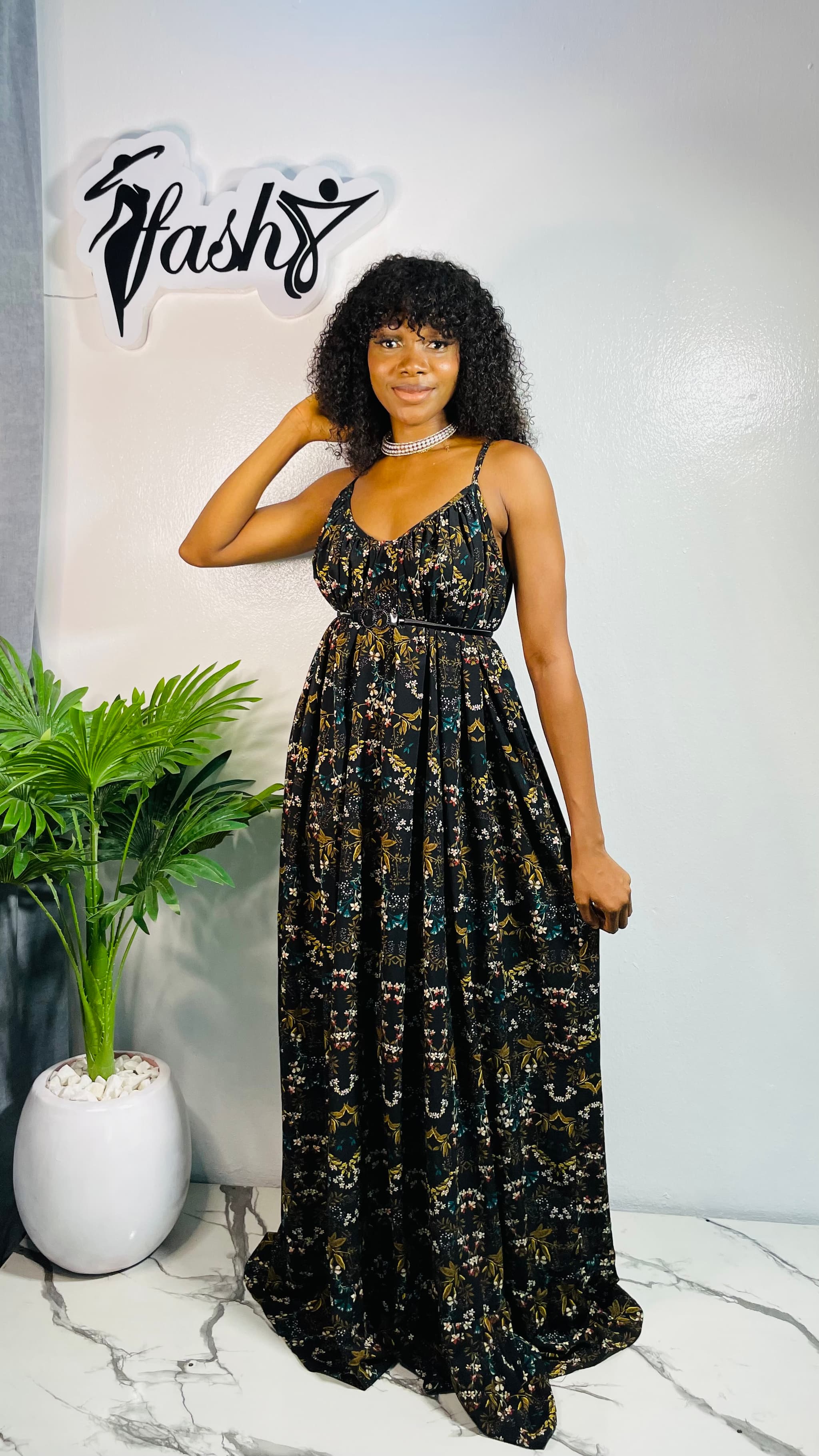 Floral maxi dress